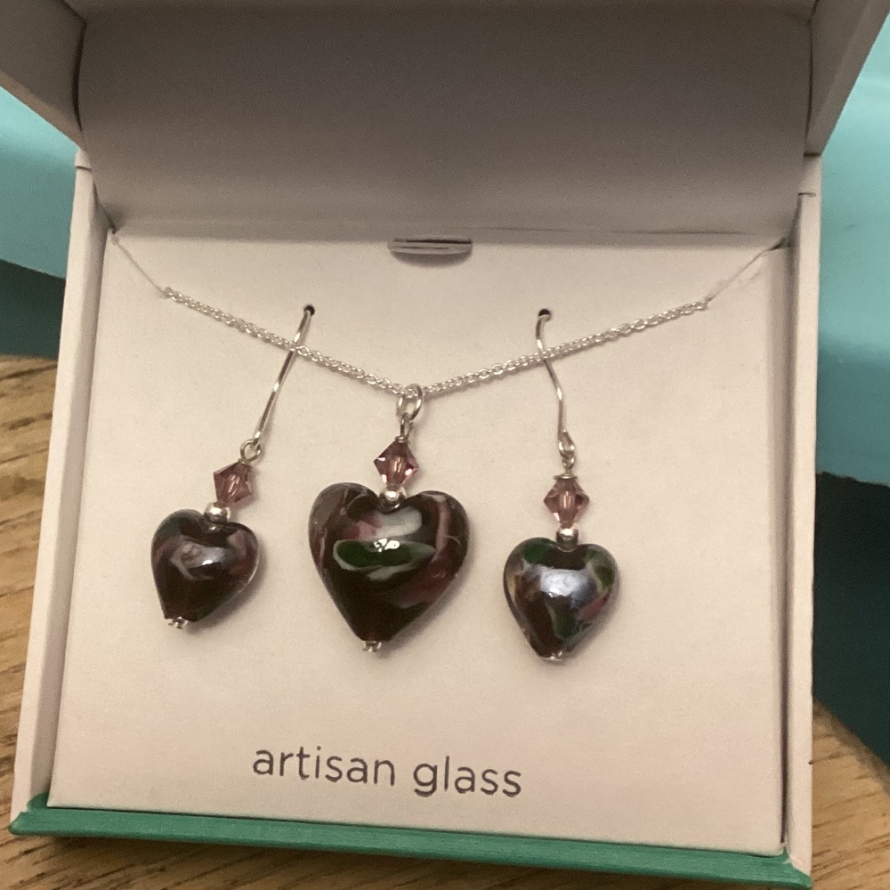 NEW Artisan Jewelry Set NECKLACE and EARRINGS 🧑‍🎨